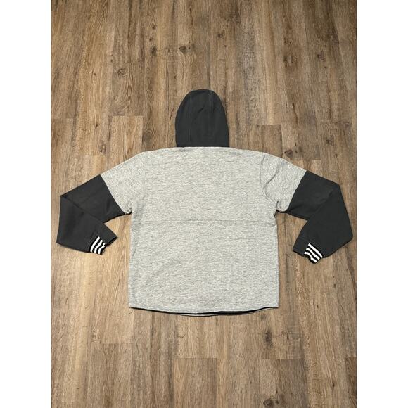 Adidas Mens Gray Hoodie Size Medium - Picture 2 of 11